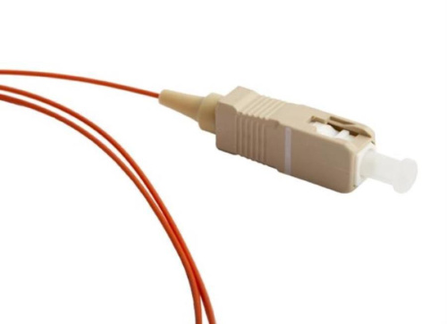 изображение Шнур оптический монтажный (пигтейл, pigtail) SC многомодовый (multimode, mm) 50/125 1метр магазин Компании Интерком-НН картинка Шнур оптический монтажный (пигтейл, pigtail) SC многомодовый (multimode, mm) 50/125 1метр от магазина Интерком-НН