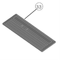 картинка Panasonic CWE03K1040A Крышка внешнего блока кондиционера CU-YE9MKE от магазина Интерком-НН