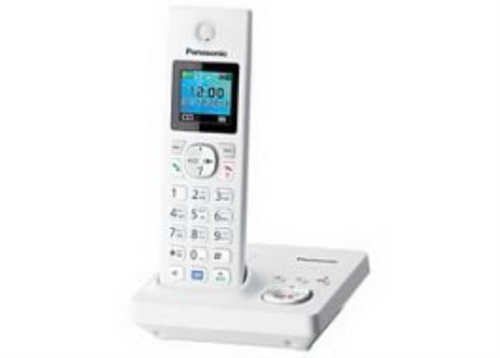 картинка Panasonic KX-TG7861RUW - Беспроводной телефон DECT (радиотелефон) с автоответчиком, цвет: белый  от магазина Интерком-НН