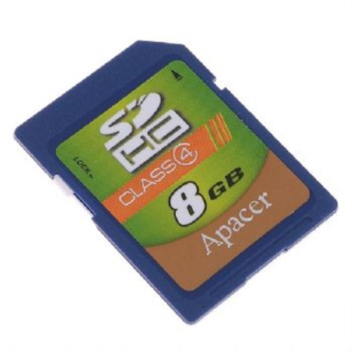 изображение Память SD 8Gb Apacer class 4 магазин Компании Интерком-НН картинка Память SD 8Gb Apacer class 4 от магазина Интерком-НН