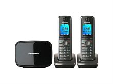 картинка Panasonic KX-TG8612RUM - Беспроводной телефон DECT (радиотелефон) , цвет: серый металлик  от магазина Интерком-НН