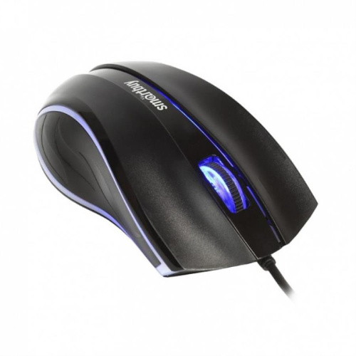 изображение Мышь проводная SmartBuy SBM-338-K ONE (черная) магазин Компании Интерком-НН картинка SmartBuy SBM-338-K ONE Мышь проводная (черная) от магазина Интерком-НН