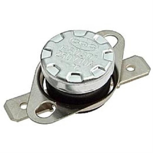 картинка KSD301-10A-155NC термостат с фланцем 155°C нормально замкнутый, горизонтальные контакты 250V 10A от магазина Интерком-НН