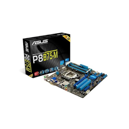 изображение Мат. плата Asus Soc-1155 P8B75-MLE iB75 DDR3 mATX AC'97 8ch GbLAN VGA магазин Компании Интерком-НН картинка Мат. плата Asus Soc-1155 P8B75-MLE iB75 DDR3 mATX AC'97 8ch GbLAN VGA от магазина Интерком-НН