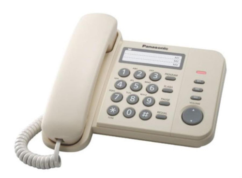 картинка Panasonic KX-TS2352RUJ проводной телефон, цвет бежевый от магазина Интерком-НН фото 3