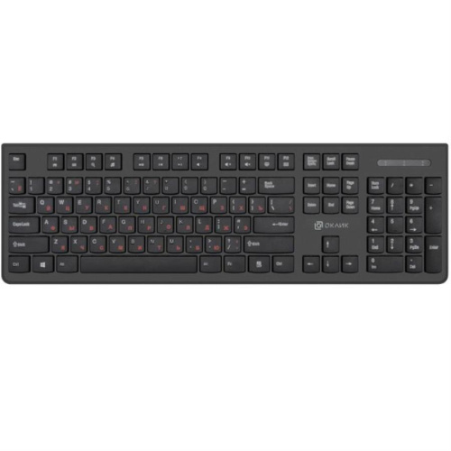 картинка OKLICK 505M клавиатура проводная компьютерная USB (черная) от магазина Интерком-НН