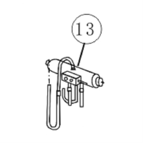 картинка Panasonic CWB001024J Четырехходовой клапан внешнего блока кондиционера CU-YE9MKE  от магазина Интерком-НН