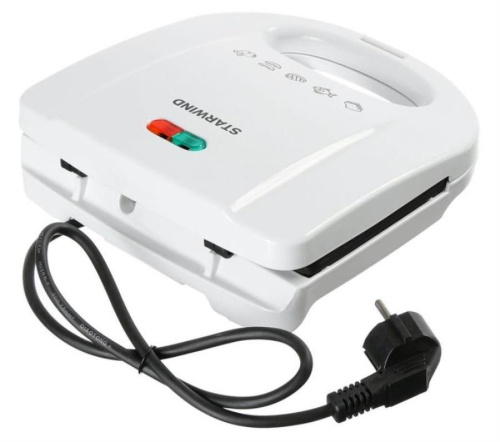 картинка Сэндвичница Starwind SSW2111 700Вт белый от магазина Интерком-НН фото 2