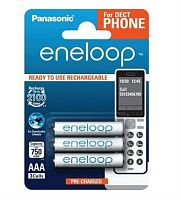 картинка Panasonic eneloop BK-4MCCE/3DE Аккумулятор 750mAh AAA DECT BL3 от магазина Интерком-НН