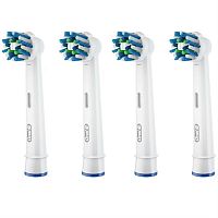 картинка Braun Oral-B EB50-4BRB (4210201353430) Насадка Cross Action для зубной щетки 4шт, белые от магазина Интерком-НН