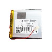 картинка Аккумулятор 306070 Li-Po 3.7 В, 2000mAh от магазина Интерком-НН