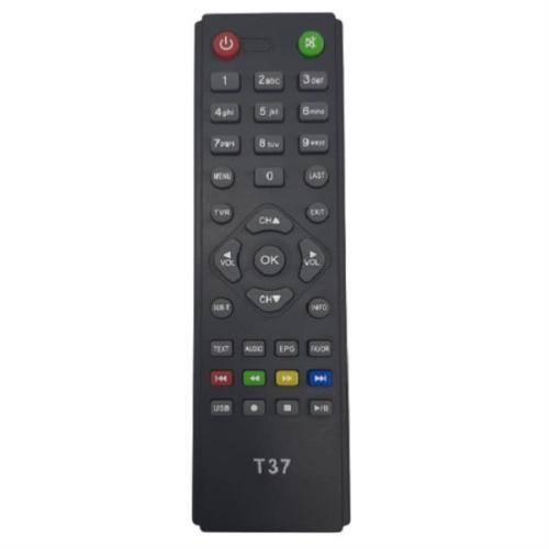 картинка Huayu T37 (17746) универсальный пульт для цифровых приставок DVB-T2 от магазина Интерком-НН