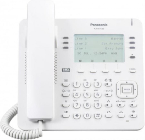 картинка Телефон IP Panasonic KX-NT630RU белый от магазина Интерком-НН фото 6