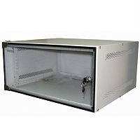 картинка Шкаф настенный 4U серия WM (600х450х279), собранный, серый Netko от магазина Интерком-НН