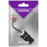 картинка Smartbuy SBR-707-K картридер (черный) для карт MicroSD от магазина Интерком-НН