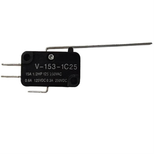 изображение Микропереключатель 3-х контактный V-153-1C25 250V 15A с рычагом 52мм для микроволновой печи (СВЧ) магазин Компании Интерком-НН картинка Микропереключатель 3-х контактный V-153-1C25 250V 15A с рычагом 52мм для микроволновой печи (СВЧ) от магазина Интерком-НН