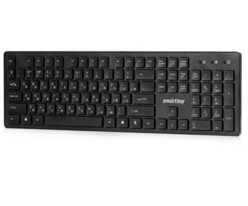 изображение Клавиатура проводная USB (черная) SmartBuy SBK-120U-K ONE магазин Компании Интерком-НН картинка SmartBuy SBK-120U-K ONE Клавиатура проводная USB (черная) от магазина Интерком-НН