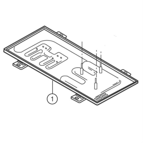 картинка Panasonic CWD50K514B Рама внешнего блока кондиционеров CU-A18CTP5, CU-A24CTP5 от магазина Интерком-НН