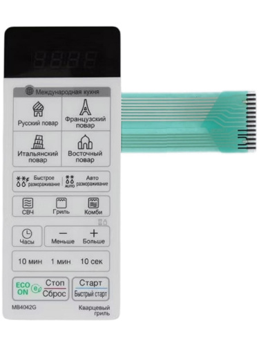 картинка LG MFM62897001 Сенсорная панель управления СВЧ MB4042G (без дефиса! прямоугольник) от магазина Интерком-НН