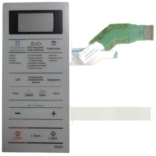 картинка Samsung DE34-00355H сенсорная панель управления для микроволновой печи (СВЧ) ME83DR-W/BWT белый от магазина Интерком-НН фото 3