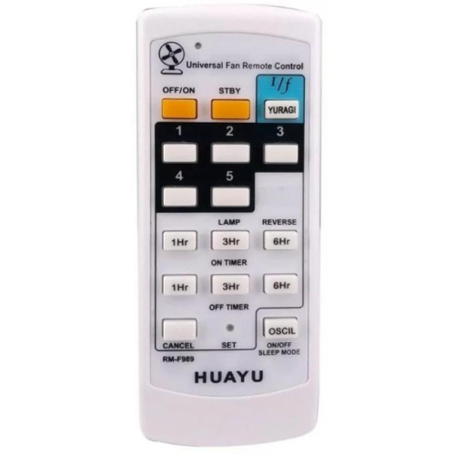 изображение Huayu RM-F989 (21020) пульт дистанционного управления универсальный (ПДУ) для вентиляторов магазин Компании Интерком-НН картинка Huayu RM-F989 (21020) пульт дистанционного управления универсальный (ПДУ) для вентиляторов от магазина Интерком-НН