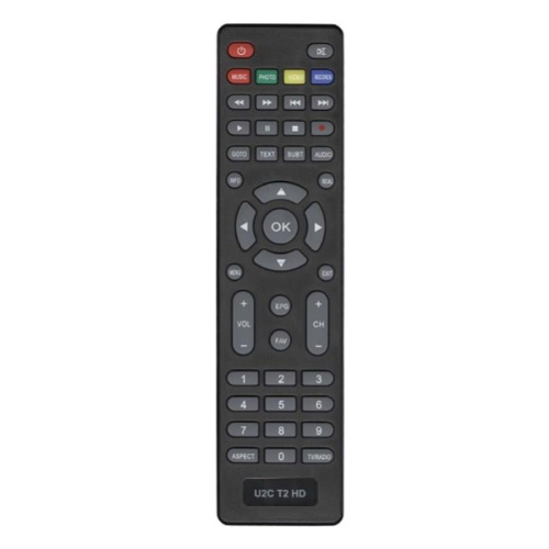 изображение Huayu U2C T2 HD (19174) пульт дистанционного управления (ПДУ) для спутникового ресивера U2C T2 HD магазин Компании Интерком-НН картинка Huayu U2C T2 HD (19174) пульт дистанционного управления (ПДУ) для спутникового ресивера U2C T2 HD от магазина Интерком-НН
