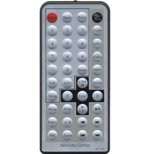изображение Huayu KR-16A (15827) пульт дистанционного управления (ПДУ) для DVD-плеера магазин Компании Интерком-НН картинка Huayu KR-16A (15827) пульт дистанционного управления (ПДУ) для DVD-плеера от магазина Интерком-НН