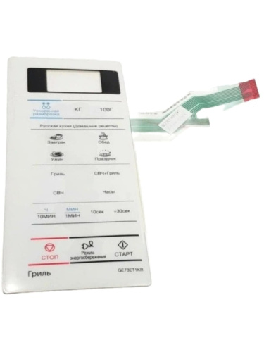 картинка Samsung DE34-00383J Сенсорная панель управления для микроволновой печи (СВЧ) GE73ET1KR от магазина Интерком-НН фото 3