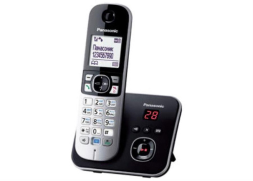 изображение Беспроводной телефон Panasonic KX-TG6821RUM DECT (радиотелефон) с автоответчиком, цвет: серый металлик магазин Компании Интерком-НН фото 2 картинка Panasonic KX-TG6821RUM - Беспроводной телефон DECT (радиотелефон) с автоответчиком, цвет: серый мета от магазина Интерком-НН фото 2