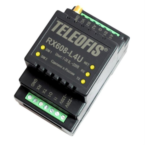 картинка RX608-L4U V.1 Промышленный модем Teleofis для передачи данных по сети GSM от магазина Интерком-НН