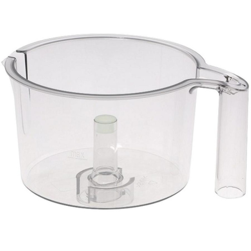 картинка Bosch 00653191 чаша пластиковая с ручкой, без крышки соковыжималки для кухонного комбайна MUM5.. от магазина Интерком-НН