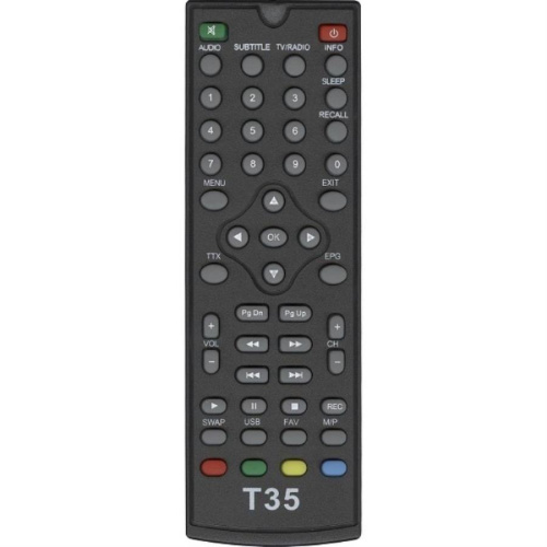 изображение Huayu T35 (18014) пульт дистанционного управления (ПДУ) для ресивера HD DVB-T2 World Vision T35 магазин Компании Интерком-НН картинка Huayu T35 (18014) пульт дистанционного управления (ПДУ) для ресивера HD DVB-T2 World Vision T35 от магазина Интерком-НН