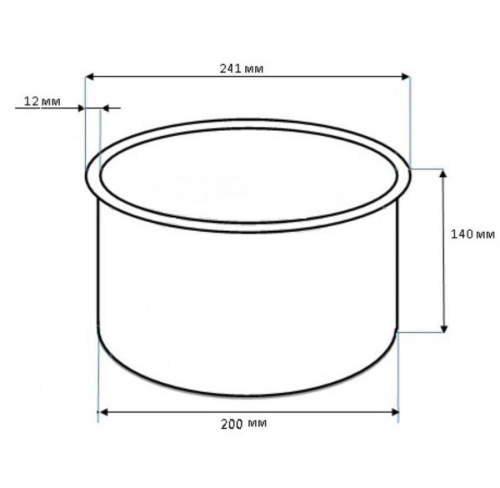 картинка Panasonic RE50K993-00U(ARE50K993-0U) Кастрюля (Чаша) для мультиварки SR-TMX530, SR-TMZ540, SR-TMZ550 от магазина Интерком-НН фото 4