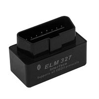 картинка OBD2 Bluetooth MINI V1.5 ELM327 автомобильный диагностический сканер на чипе PIC18F25K80 (черный) от магазина Интерком-НН