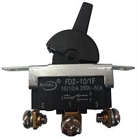 картинка Переключатель (тумблер) FD2-10/1F (223(23)) 3 контакта, клеммы под винт ON-OFF 10A 250VAC от магазина Интерком-НН