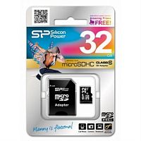 картинка Память Micro SD 32Gb Silicon Power class10  от магазина Интерком-НН