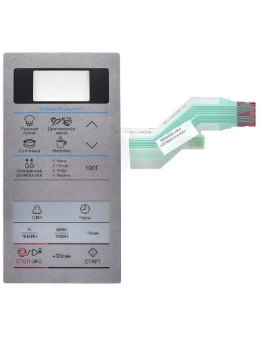 картинка Samsung DE34-00384L Сенсорная панель управления для микроволновой печи СВЧ ME83KRS-3/BW серебристый от магазина Интерком-НН фото 2