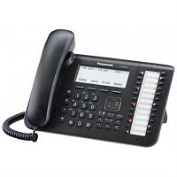 картинка Panasonic KX-DT546RU-B Системный телефон 24 кнопки с индикацией, 6-строчный дисплей с подсветкой от магазина Интерком-НН