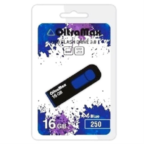картинка Память USB 16Gb OltraMax 250 синий (OM-16GB-250-Blue) от магазина Интерком-НН