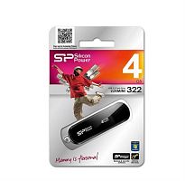 картинка Память USB 4Gb Silicon Power Lux Mini 322 черный от магазина Интерком-НН