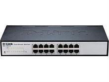 картинка D-Link DES-1100-16 Настраиваемый компактный коммутатор EasySmart с 16 портами 10/100Base-TX от магазина Интерком-НН