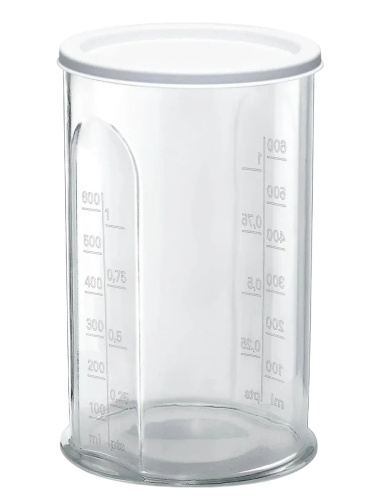 картинка Bosch MSM66150-MSK Мерный стакан с белой крышкой для блендера MSM66150 от магазина Интерком-НН фото 2