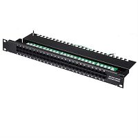 картинка Патч-панель телефонная UTP, 19", 50 портов RJ45, cat.3, 1U, Krone Type, "L" от магазина Интерком-НН