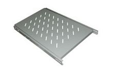 картинка Полка выдвижная 1U  для шкафа глубиной 600 (472х350х350), серая от магазина Интерком-НН