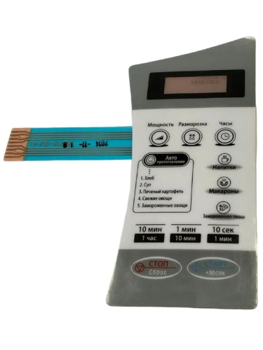 картинка Daewoo 3518571650 (TH-KOR-6L0B3S) Сенсорная панель, мембрана микроволновой печи СВЧ KOR-6L0BW белый от магазина Интерком-НН фото 2