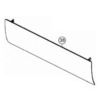 картинка Panasonic CWE22C1723 лицевая панель для внутреннего блока кондиционера CS-E7NKDW, CS-E9NKDW от магазина Интерком-НН