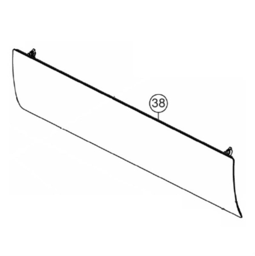 картинка Panasonic CWE22C1723 лицевая панель для внутреннего блока кондиционера CS-E7NKDW, CS-E9NKDW от магазина Интерком-НН