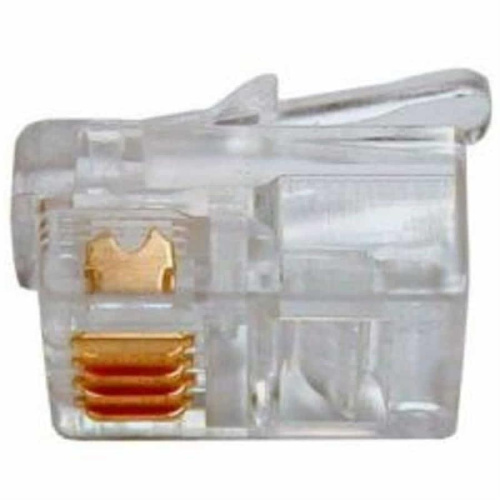 картинка Разъем RJ9 (RJ-9, RJ10, RJ-10, 4P4C, 4Р-4С, 4P4C, 4Р-4С) для телефонных трубок 4 контакта от магазина Интерком-НН фото 3