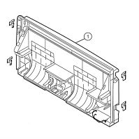 картинка Panasonic CWD50C1258 Рама внутреннего блока кондиционеров CS-A12CTP, CS-A18CTP, CS-A24CTP от магазина Интерком-НН