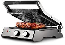 картинка Электрогриль Kitfort KT-1654 2000Вт серебристый от магазина Интерком-НН